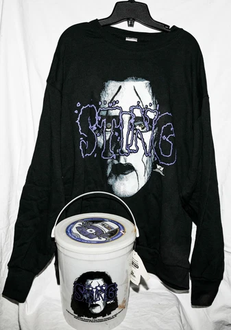 Vintage 90s WCW Sting "Bucket O Sweat" Sweater - XL (Rare) *BRAND NEW* Cover