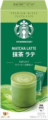 Starbucks Premium Mix Matcha Latte en polvo 4 barras de JPN Foto 1 de 4