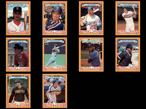 1989 Pacific Cards & Comics SuperStars Baseball Complete Set #1-10 - Canseco - Picture 1 of 12