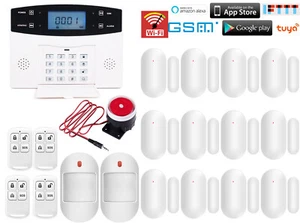 E17 WiFi Tuya APP Wireless DIY Home Security Alarm System+Alexa+Google Assistant - Picture 1 of 12