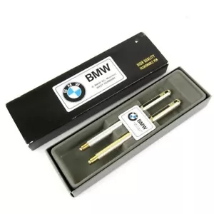 BMW Original Kugelschreiber mit Box Schwarze Tinte Gold & Silber Limitiert - Bild 1 von 10