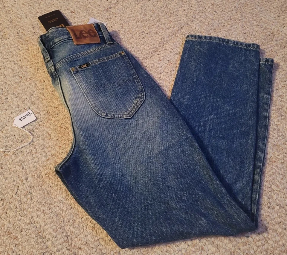 Lee Vintage Modern Retro Stone High Rise Straight Leg Ankle Jeans 3530980