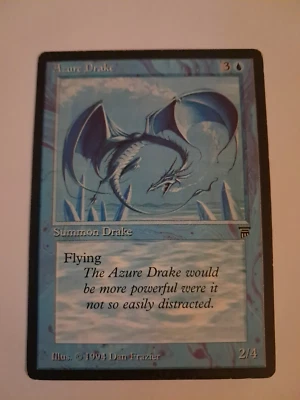 Azure Drake MP Legends MTG Magic the Gathering - Image 1 of 4