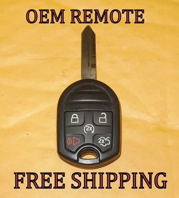 OEM FORD 80 BIT SA KEYLESS REMOTE HEAD COMBO FOB TRANSMITTER 164-R8000 5921467 - Image 1 of 2