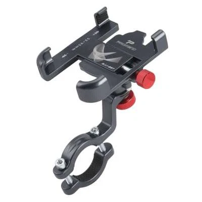 Soporte de manillar GPS para teléfono celular 360° de aluminio para motocicleta bicicleta Foto 1 de 4