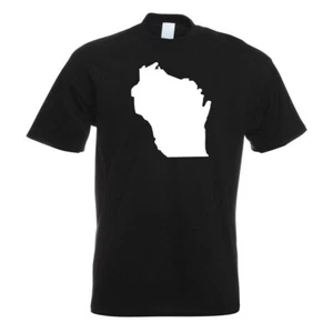 USA - Bundesstaat - Wisconsin T-Shirt Motiv bedruckt Funshirt Design Print - Bild 1 von 19