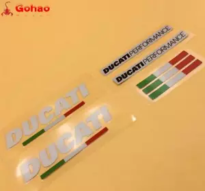 Set Racing Decal stickers Italian Flags for Ducati Performance Course Evo Models - Zdjęcie 1 z 4