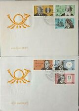 East Germany DDR 1979 Celebrities ,Personalities 2 FDC Set #C55722