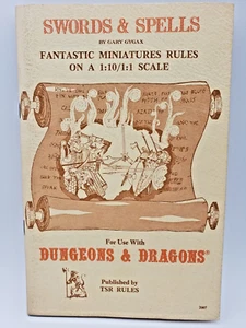 TSR Swords & Spells by Gary Gygax, 3rd Printing 1978, Dungeons and Dragons, D&D - Bild 1 von 7