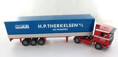 .LARGE QUALITY TEKNO HPT THERKELSEN SEMI TRAILER WITH VOLVO TILT CAB. - Image 1 of 4