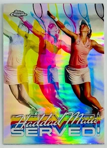 2024 Topps Chrome Beatriz Haddad Maia SERVED! #SER-BH - Picture 1 of 4