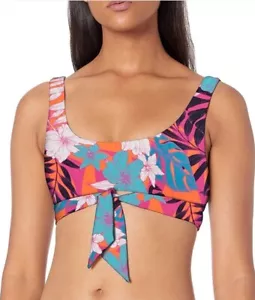 Seafolly Women's Standard Tie Front Crop Tank Bikini Top Swimsuit - Picture 1 of 3