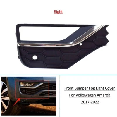 Решетка на крышку переднего противотуманного фонаря для Volkswagen Amarok 2016-2022 2020 правая сторона - Изображение 1 из 4