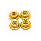 Anti-Loose M4 Nut Alloy Flange Anti-Skid Pattern For 1/10 Model Car Modification
