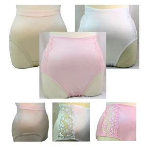 Breezies Solid & Lace Basic Color 3pr Full Cut Panty Set UltimAir A01345 Size 8 - Picture 1 of 7