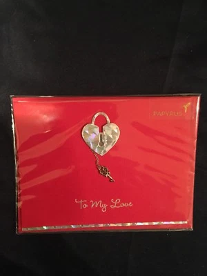 Papyrus VALENTINE'S DAY Greeting Card Lock - Image 1 of 2