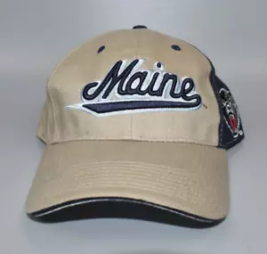 Cappello Berretto Maine Black Bears Vintage Strapback - Nuovo con etichette - Foto 1 di 5