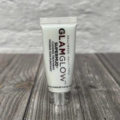 GlamGlow Super Mud Clearing Treatment Mask 7ml Travel Size Sealed - Image 1 of 4