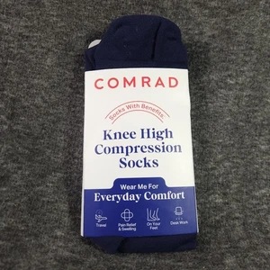 Comrad Men's Knee-High Graduated Compression Socks Medium - Picture 1 of 3