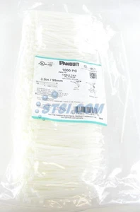 Panduit PLT1M-M Pan-Ty Weather Resistant Cable Ties, 3.9" Natural ~STSI - Picture 1 of 2