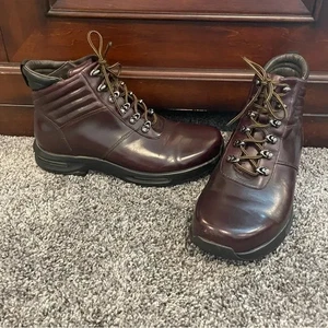 Rockport Hydro-Shield Impermeable x Adidas Torison Botas de Cuero Borgoña Talla 7 - Imagen 1 de 9