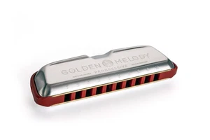 Hohner Golden Melody Harmonica - Key of C with Equal-tempered Tuning for Melody - Picture 1 of 1