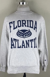 Sudadera Florida Atlantic University Champion tejido inverso universidad grande - Imagen 1 de 5