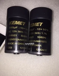 1Pcs Applicable for 300MS12AAMK1STD 120V 300UF KEMET Film Capacitor - Picture 1 of 1