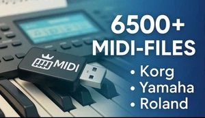 Große SammlungMidifiles - über 6500Stc für Yamaha Korg uva - Bild 1 von 1