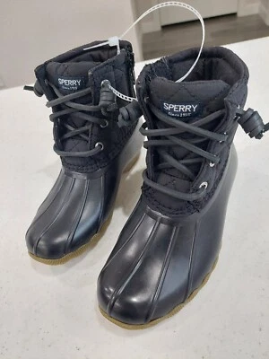 NUEVAS Botas de Agua Salada Sperry Top Sider Niños Pequeños Talla 12M Acolchadas Nuevas sin Etiquetas Foto 1 de 4