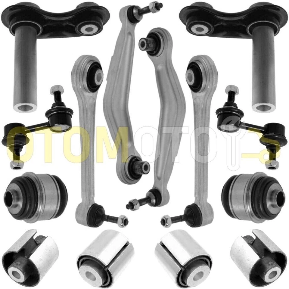 BMW 5 E39 TOURING TRIANGLE BRAS SUSPENSION BIELLETTE SILENT BLOC ARRIÈRE 14 PCS - Photo 1/1