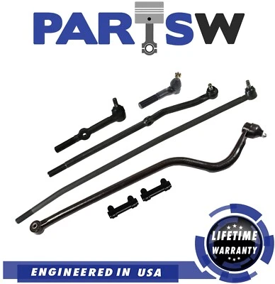 Kit de eslabones de arrastre de barra de acoplamiento delantera de 7 piezas para Dodge Ram 1500 2500 1994-1997 Foto 1 de 3