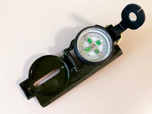 Pro Military Style Liquid Compass for Navigation Survival & Hiking, High-Quality - Picture 1 of 4