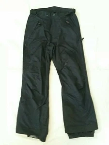 LykNu OBERMEYER men's M S  32"x29" black ski snow board pants waterproof taped - Picture 1 of 5