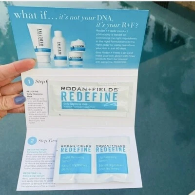 Give It a Glow Redefine Step 1 Mask Orig Night Serum + original Lip Serum Card - Image 1 of 4