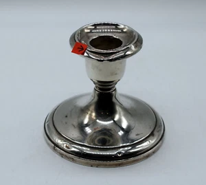 SR5113 Piccolo portacandele antico Inghilterra argento - Foto 1 di 2