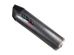 GPR Exhaust Ducati Diavel 1198 2011-2016 Furore Poppy RACE Slip-on - Picture 1 of 1