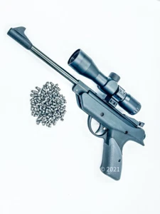 4.5 / 5.5mm Pistol Air Pellet Gun Safety .177 / .22 Caliber Hunting 450/350fps - Picture 1 of 19