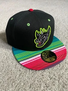 MiLB “Copa” Round Rock Chupacabras New Era 59FIFTY Fitted Hat 7 5/8 NWT - Picture 1 of 2