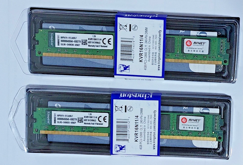 MEMORIA RAM KINGSTON 4 GB DDR3 1333 MHz 1 5 V DIMM SDRAM PC3 DESKTOP