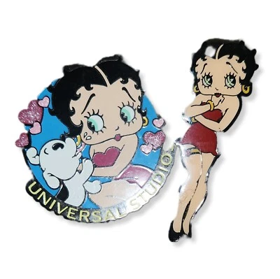 2 VINTAGE BETTY BOOP  UNIVERSAL & FLAISCHER STUDIOS MAGNETS 2001 & 1999 - Image 1 of 4