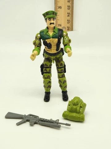Leatherneck 100% Complete GI Joe V1 ARAH Vintage Hasbro 1986 Action Figure Cover