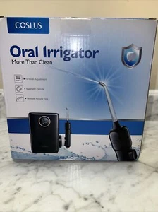 COSLUS 900ML Portable Oral Irrigator Smart Display Scrn Rechargeable Irrigation - Picture 1 of 4