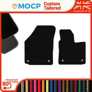 Carpet Van Mats to fit Volkswagen Caddy Mk3 Mk4 Oval Mat Clips 2004-2020 - Picture 1 of 8