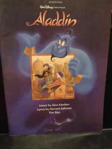 Aladdin By Walt Disney Songbook Big Note Piano - Brand New - Picture 1 of 1