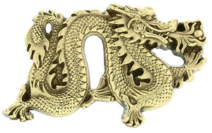 Dragon Solid Brass Belt Buckle - Picture 1 of 3