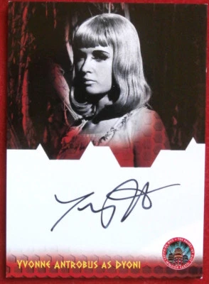 DR WHO AND THE DALEKS - YVONNE ANTROBUS as Dyoni - Hand-Signed Autograph Card - Image 1 of 2