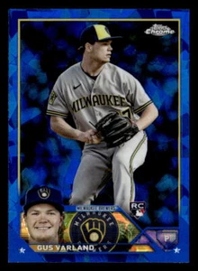 2023 Topps Chrome Update Sapphire #USCS15 Gus Varland Refractor - Picture 1 of 2