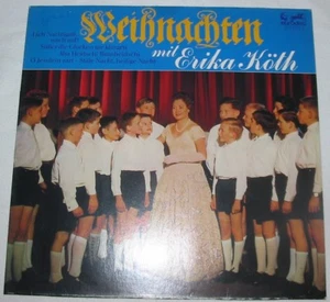Weihnachten mit Erika Köth - LP - Cover signiert von Erika Köth - guter Zustand - Bild 1 von 5