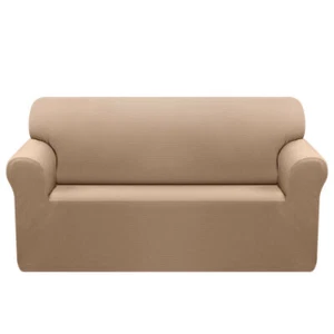 Stretch Elastic Thick Sofa Covers for Living Room Slipcover Couch 4 Seater Khaki - Picture 1 of 6
